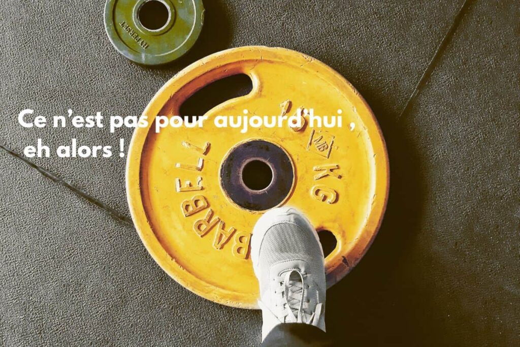 Tout le monde a été un jour débutant, ne pas s'attaquer à 15 kilos si ce n'est pas votre objectif principal
